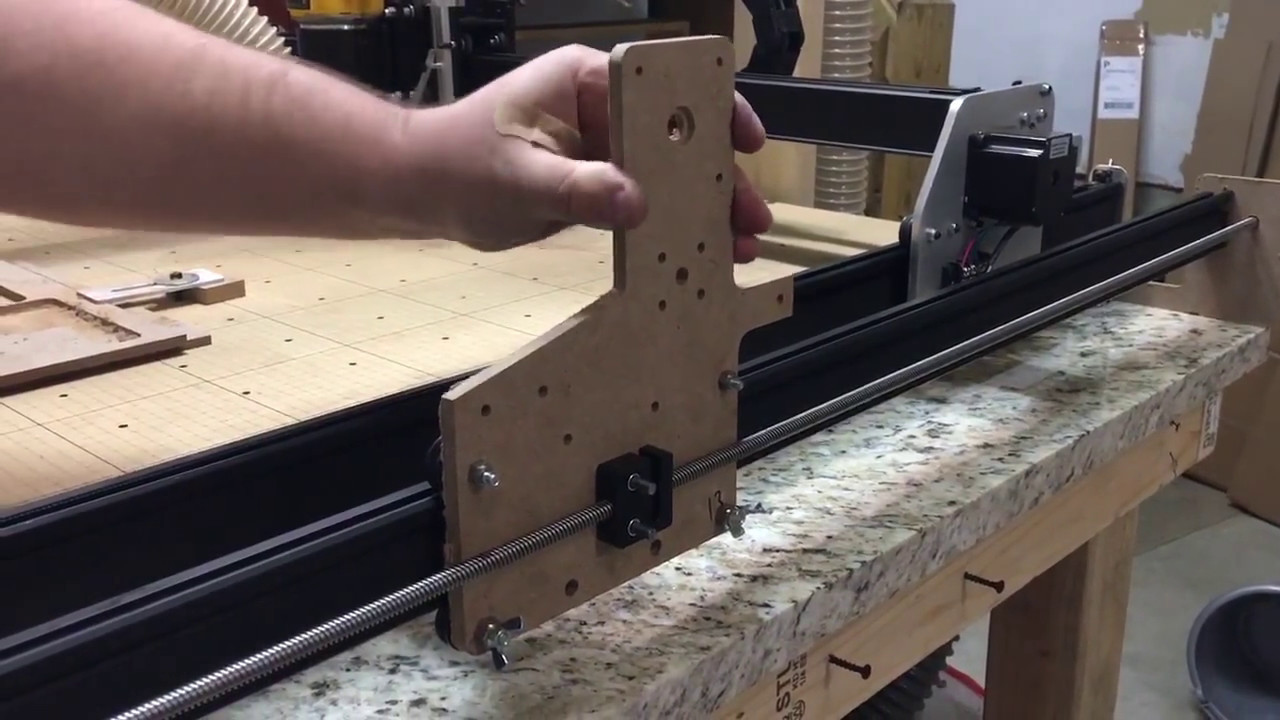 XCarve Acme Screw Drive Proof of Concept YouTube