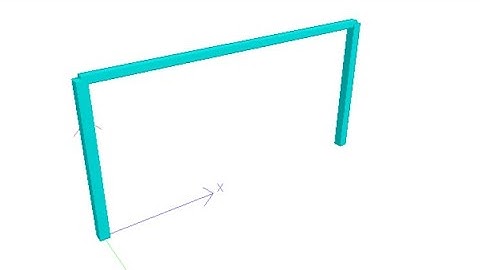 plane frame in staad.pro #nmsstudy