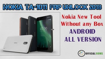 Nokia 2 Ta 1011 frp lock /Bypass Nokia Google Account easily Remove Working 100% 2018|| officialroms