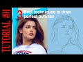 How to draw accurately from reference image | Perfect Outlines | Accurate Drawing Tutorial