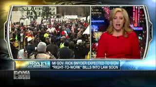 Labor Notes Mark Brenner Exposes The Right-Wing Lies Behind Right-To-Work On Fox News