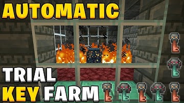 Minecraft 1.21: EASY Trial Chamber FARM Tutorial! Infinite Keys/Loot! Minecraft Bedrock Tutorial