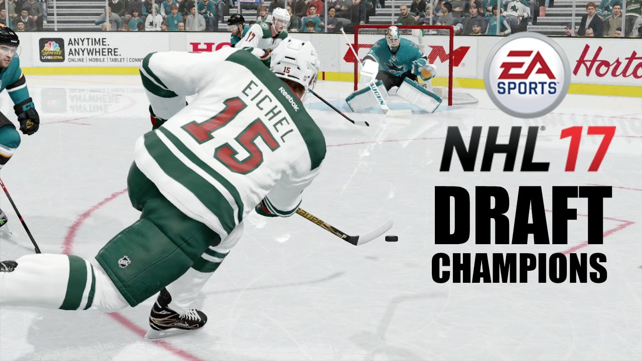NHL 17 (Xbox One) Draft Champions Gameplay (Draft + Full Game) YouTube