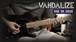 Vandalize 🆕 Guitar Cover | Original Riff | Backing Track with Vocals 🎸 ONE OK ROCK