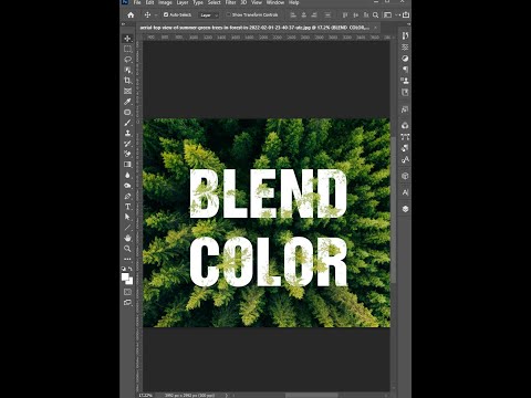 Thủ thuật lồng text vào trong ảnh cực kỳ đơn giản #photoshop #shorts