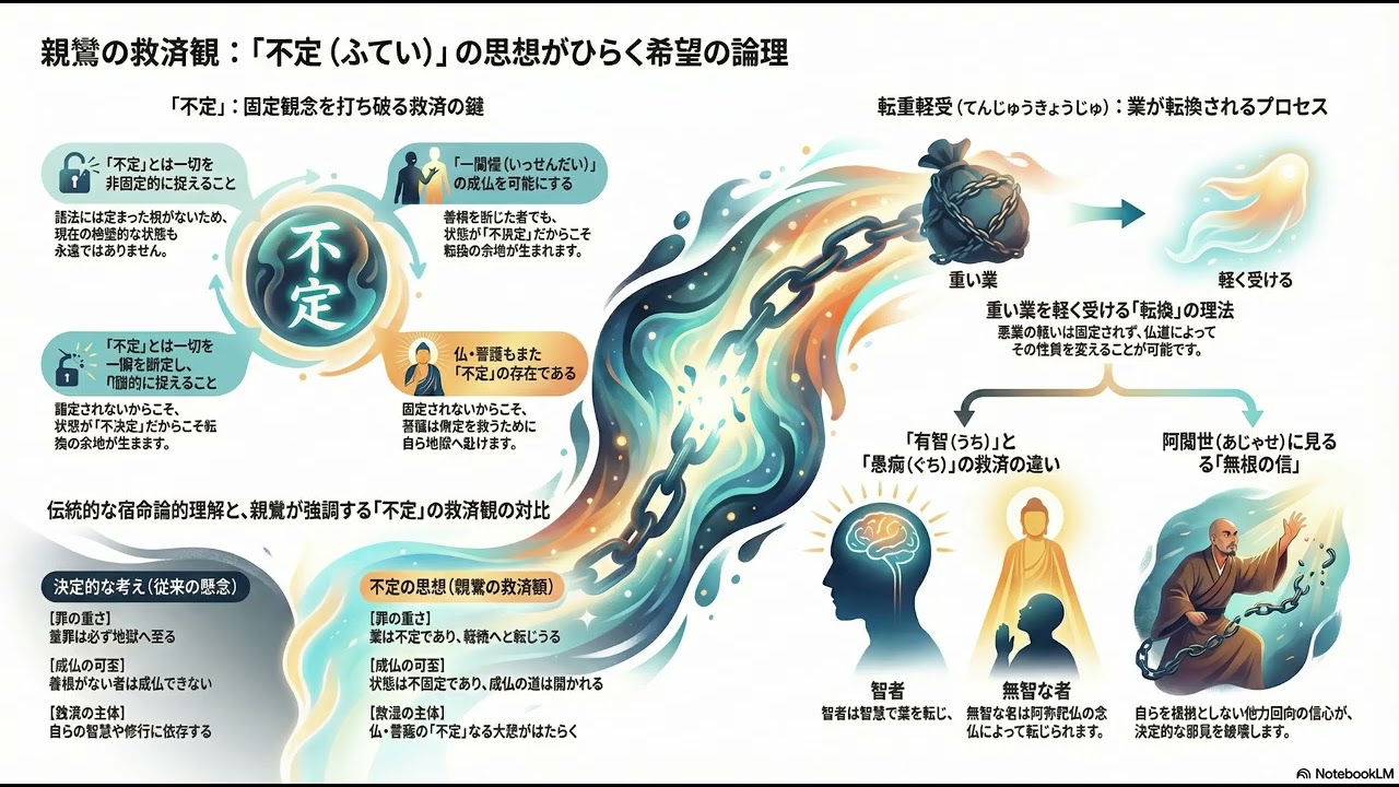 「不定」の思想から見た親鸞の救済観