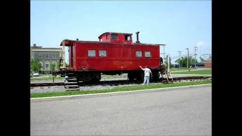 Working on a caboose Time Lapse