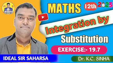 MATHS 12th integration Ex - 19.7
