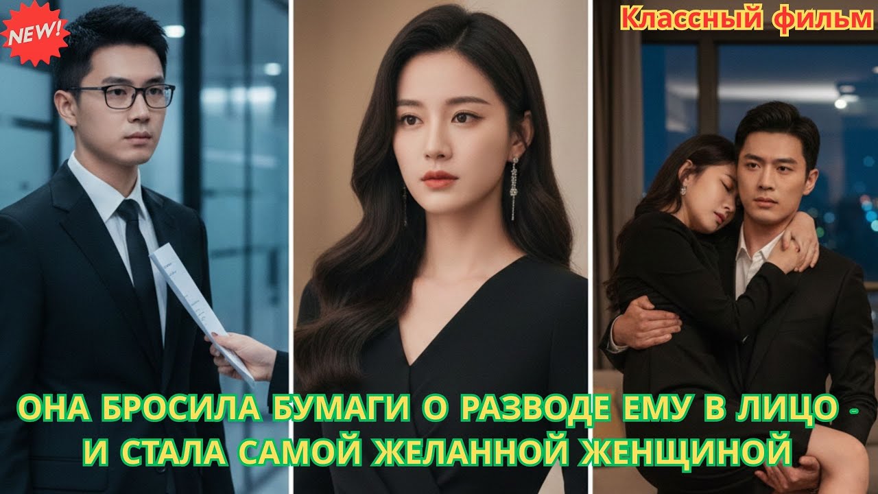 Она бросила бумаги о разводе ему в лицо—и стала самой желанной женщиной #драма #романтика #мелодрама