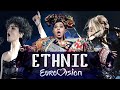 Best ETHNIC EUROVISION Songs From Each Country | All-time Top
