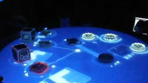 My first go on a Reactable - Sound Gallery Studios