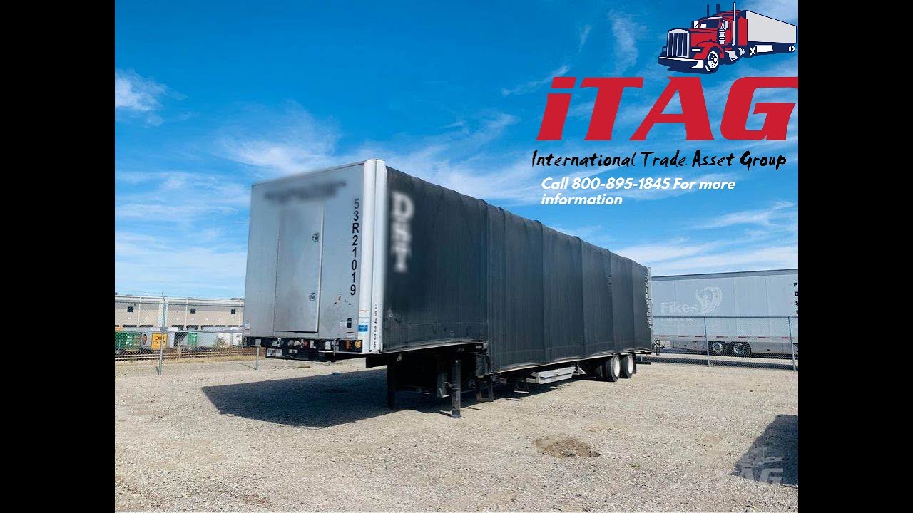 2021 Fontaine 53x102 Conestoga Drop Deck Trailer YouTube