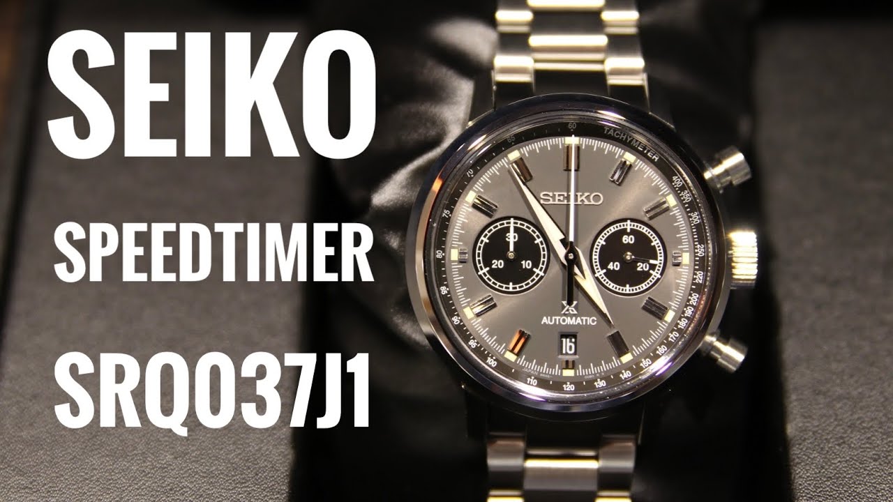 Seiko Prospex Speedtimer Automatik Chronograph SRQ037J1 | Review ...