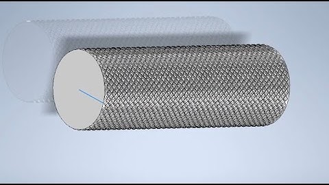 How to create Knurl using Inventor- Inventor tutorial