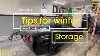 Tips for storing your car for the winter. C5 Corvette. by Fixed Roof Coupe 455 views 1 year ago 8 minutes, 57 seconds
