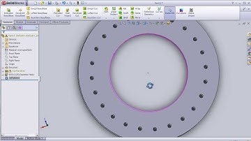 21- SolidWorks beginner TUTORIAL: CIRCULAR PATTERN
