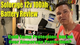 Solorage 12v 100ah LiFePo4 Battery Review.  Cold Temp Charging Protection, no Over-Amp Protection. by Off Grid Basement 1,010 views 2 weeks ago 14 minutes