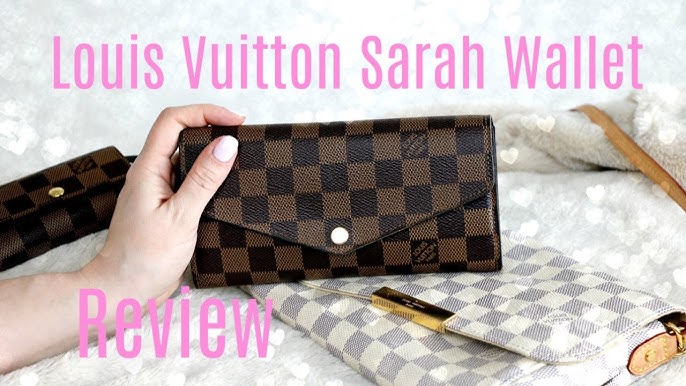 LOUIS VUITTON SARAH WALLET DAMIERE EBENE STUDS COLLECTION REVEAL