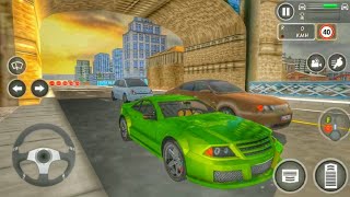 Car driving school simulator 2019 | crossing bridge - android gameplay screenshot 1