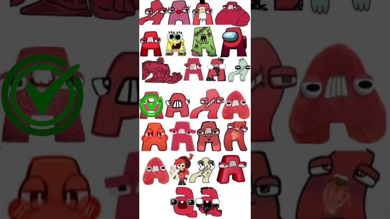 Alphabet Lore But They All A Part15 Alphabetlore Alphabetsong