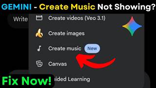 🚨 Gemini AI Music Generator Not Showing? Here’s The Real Fix! 🎶🔥