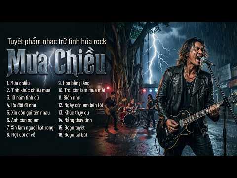 Tuyệt Phẩm Nhạc Trữ Tình Hóa Rock 🔥 Mưa Chiều, Tình Khúc Chiều Mưa, 10 Năm Tình Cũ #rockcover