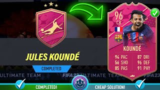96 FUTTIES Jules Kounde SBC Completed - Cheap Solution & Tips - Fifa 23