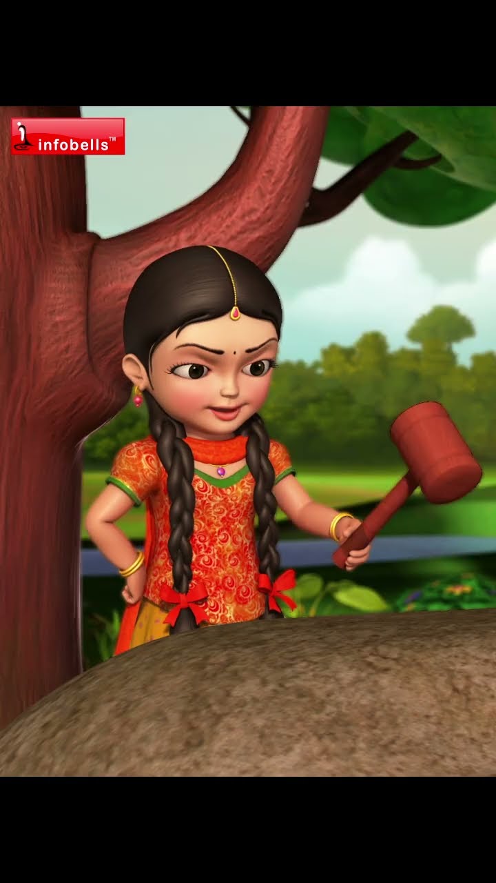 Posham pa, posham pa | Hindi Rhymes \u0026 Kids Rhymes | Infobells #hindirhymes #hindicartoons