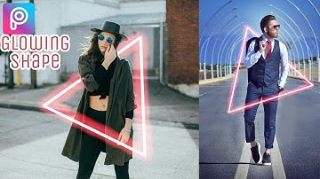 PicsArt Editing Tutorial || How to Create a Glowing Shape in PicsArt iOS and Android