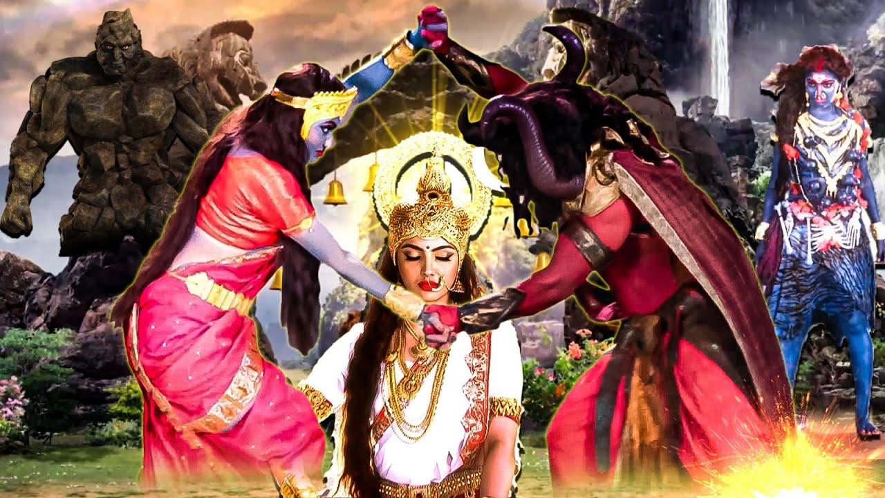 माता के दरबार के समक्ष महेश पौंड्रक और देवी माँ का युद्ध | Mata Ki Shakti | 