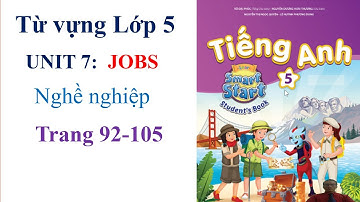 Từ vựng tiếng Anh 5, Unit 7 JOBS | Learn English with me