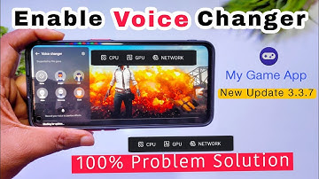 Enable Voice Changer Features in Realme Device|  My Game app New Updated 3.3.7 | CPU GPU problem Fix