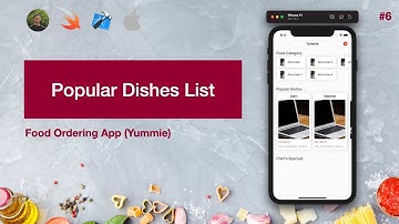6. Popular Dishes Horizontal List | Swift 5, XCode 12