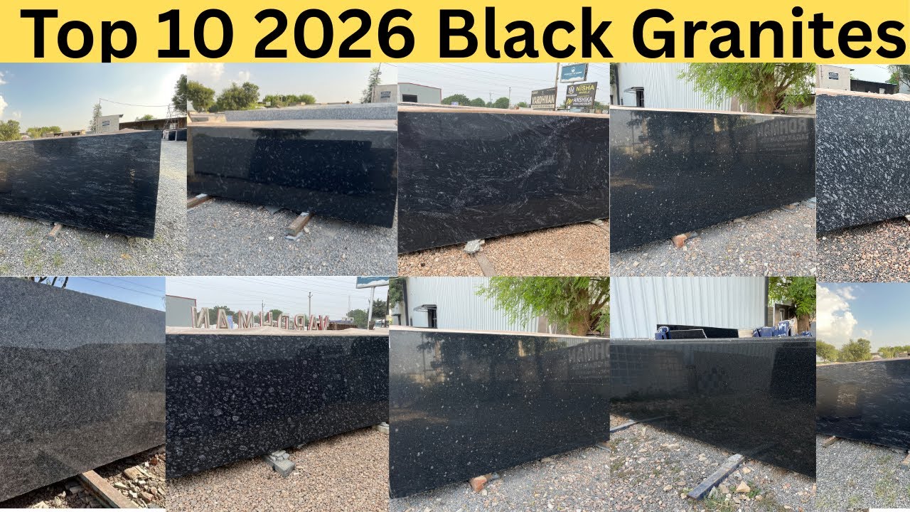 2026 TOP 10 BLACK/GREY GRANITES UNDER 50Rs . Pearl black | Steel Grey | Markino Black | River Black
