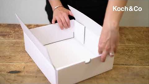 Learn how to assemble our Hamper Gift Drawer Boxes