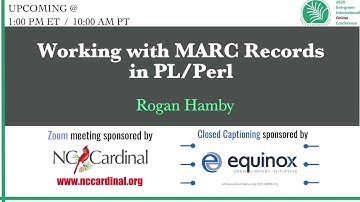Working with MARC Records in PLPERL