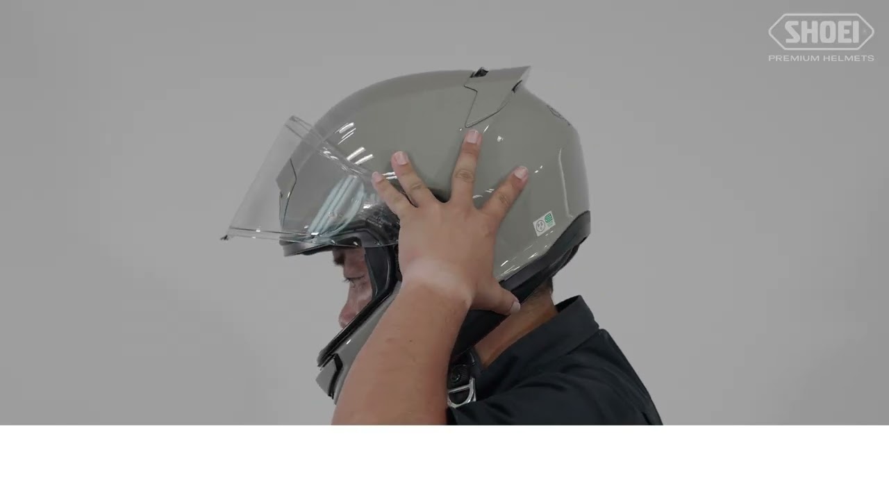 How to Put On and Take Off the Z-9 [SHOEI Official] - YouTube
