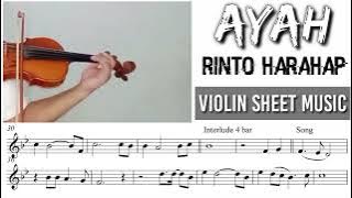 Ayah - Rinto Harahap || Violin Sheet Music