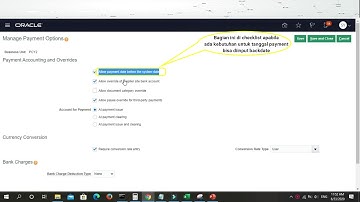 Oracle Fusion PTP Part 19   Payables Setup Manage Payment Options