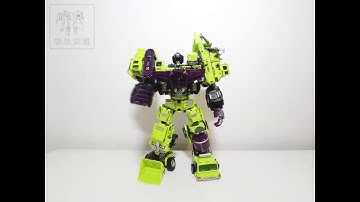 Transformers 7304 photos in 3 days are OK?  ?  ? Devastator [Stop motion animation]