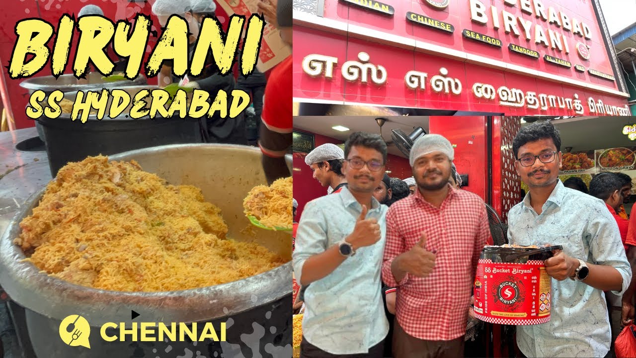 Biryani Knockout @ SS Hyderabad Biryani 🔥 | Saidapet Chennai - Ben's view #biryani