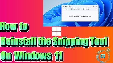 How to Reinstall the Snipping Tool on Windows 11