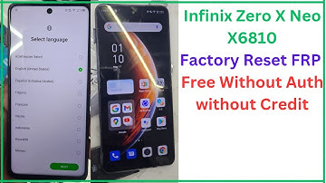 Infinix zero x neo x6810 factory reset FRP unlock tool without Auth Free @Gsmbhaijaan