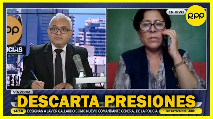 Fiscal antiterrorismo Eneida Aguilar neg "presione...
