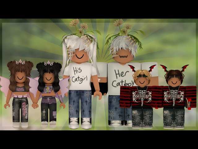 MATCHING roblox outfits - girl and girl w/ codes & links