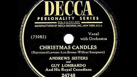 1949 Andrews Sisters & Guy Lombardo - Christmas Candles