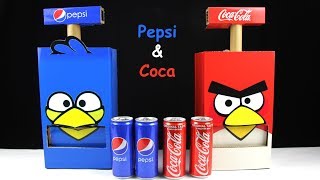 How to make Pepsi and Coca Vending Machine at home