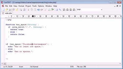 Beginner PHP Tutorial   45   More on Expression Matching ‏