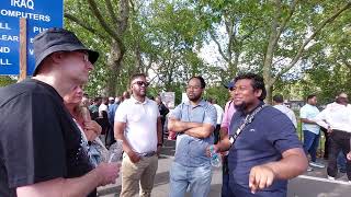 Download Lagu Open Minded Couple Amazed By What They Hear! Raihan And Visitor Speakers Corner Sam Dawah MP3