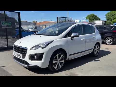 2015 65 Peugeot 3008 1 6 Blue Hdi S S Allure 5 Door Diesel White Low Tax Satnav Youtube
